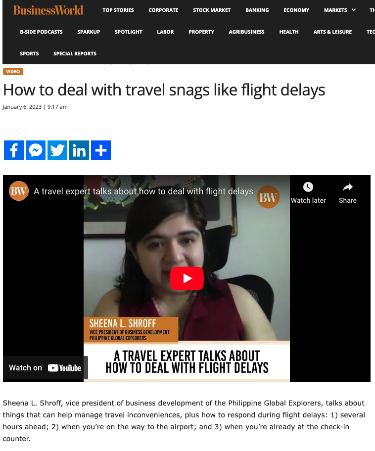 Business World Sheena Shroff Flight Delay Feat