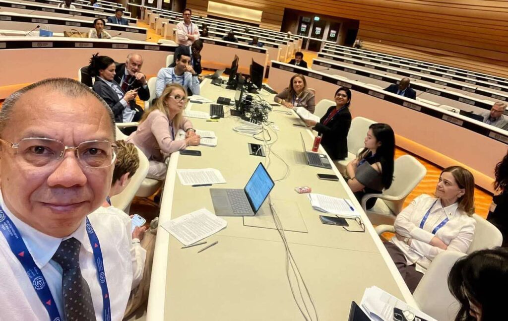 Jose Roland Moya at the UN forum