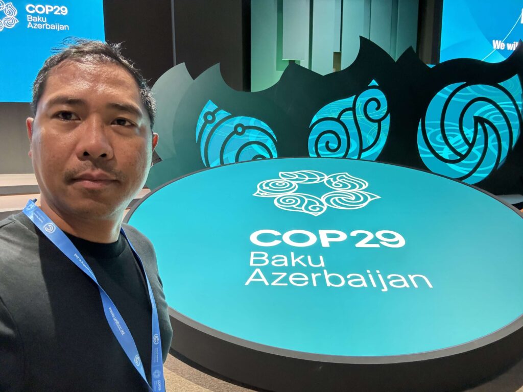 Morse Flores in COP29 in Baku Azerbaijan