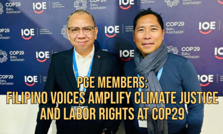 PGE Members: Filipino Voices Amplify Climate Justice and Labor Rights at COP29