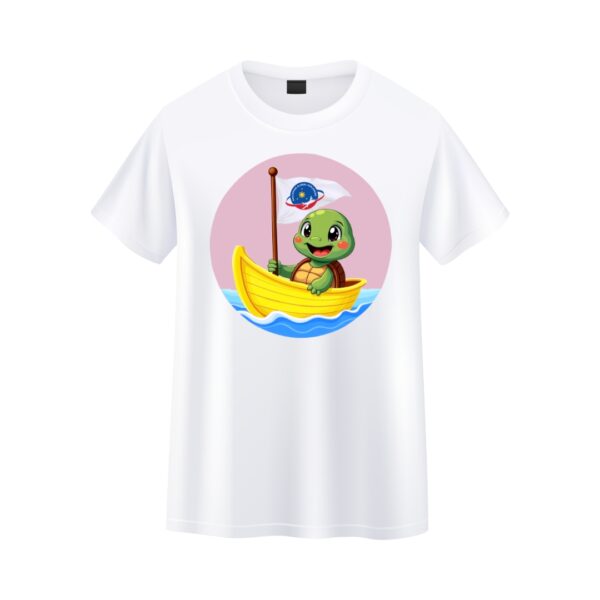 Pawi Tshirt White PGE project - pink