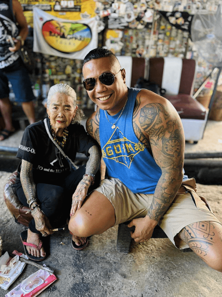 Glen Dalisay with Apo Whang Od